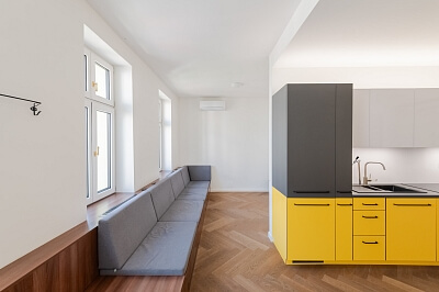 Capital City of Prague, Vinohrady - Prague 2 | Sale, Apartment Two-bedroom (3+kk), 84 m²